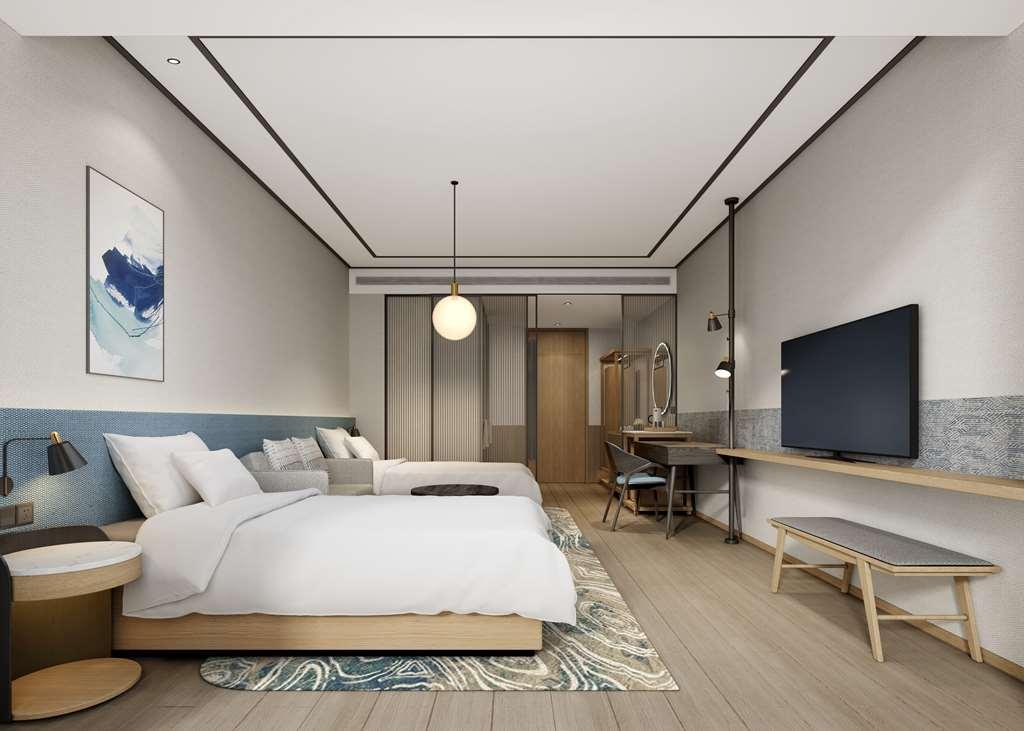 Hilton Garden Inn Shenzhen Airport,Enjoy 24-Hour One Way Free Delivery From Hotel To Shenzhen Baoan Airport On The Hour 선전 시 객실 사진